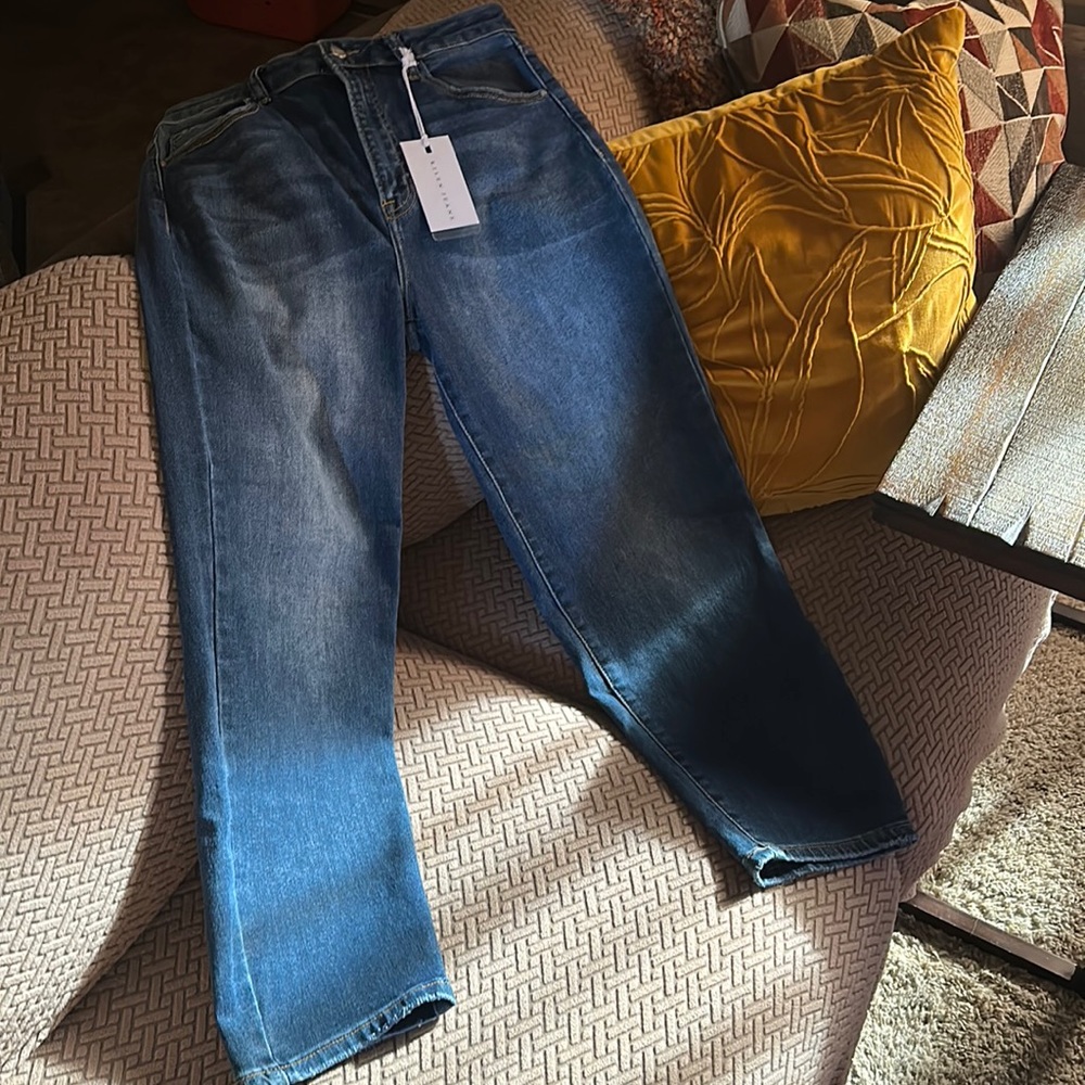 Risen high rise mom jeans